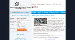 Desktop Screenshot of ankaraairporttransferonline.com