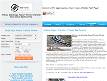 Tablet Screenshot of ankaraairporttransferonline.com